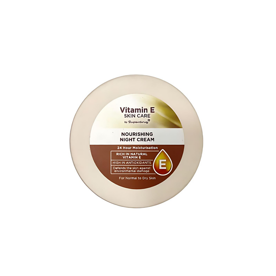 Superdrug Skincare Vitamin E Nourishing Night Cream For Normal to Dry Skin 100ml