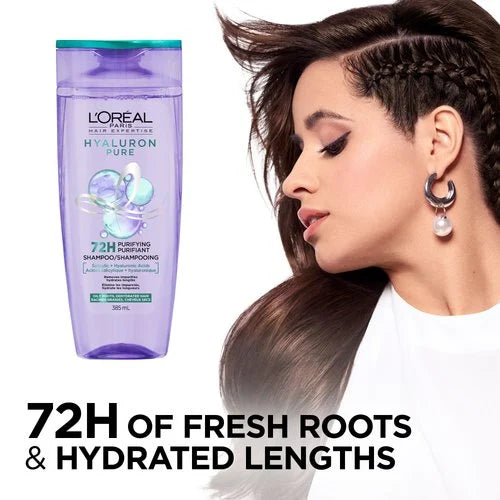 LOreal Paris Hyaluron Pure 72h Purifying Shampoo 400ml