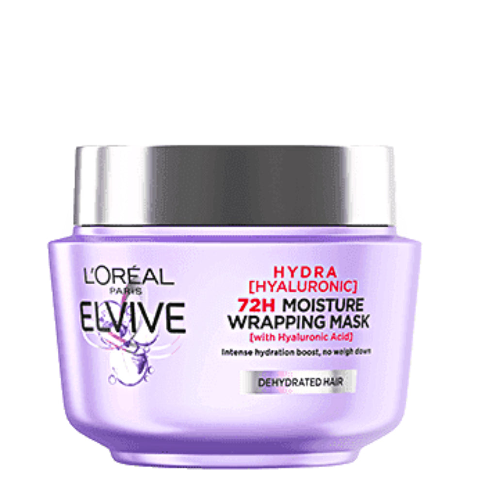 Loreal Elvive Hydra Hyaluronic Moisture Wrapping Mask For Dehydrated Hair 300ml