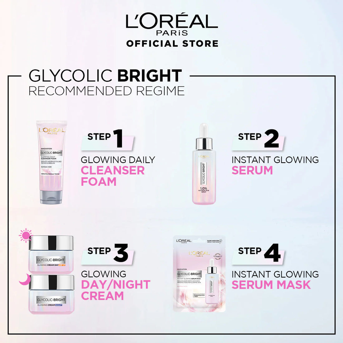 Loreal Paris Innovation Glycolic Bright 100ml