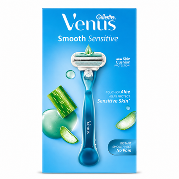 Gillette Venus Smooth Sensitive Razor with Aloe Vera
