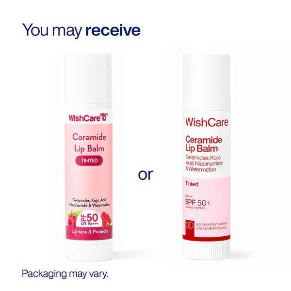 Wishcare Ceramide Lip Balm with SPF 50 PA++++ 5g (Tinted)