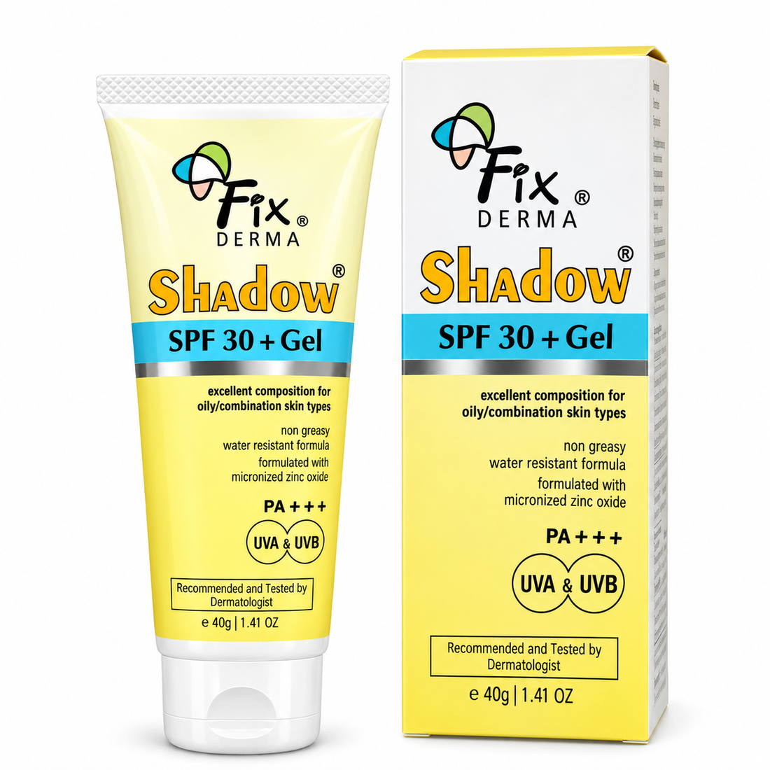 Fix Derma Shadow SPF 30+ Gel sunscreen