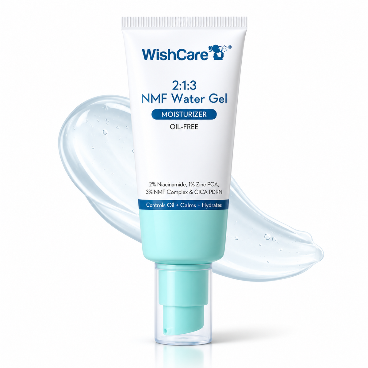 WishCare 2:1:3 NMF Water Gel Moisturizer – Oil-Free Hydrating Face Moisturizer 50g