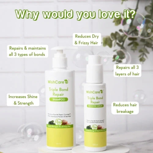 WishCare Anti-Frizz Triple Bond Repair Hair Duo