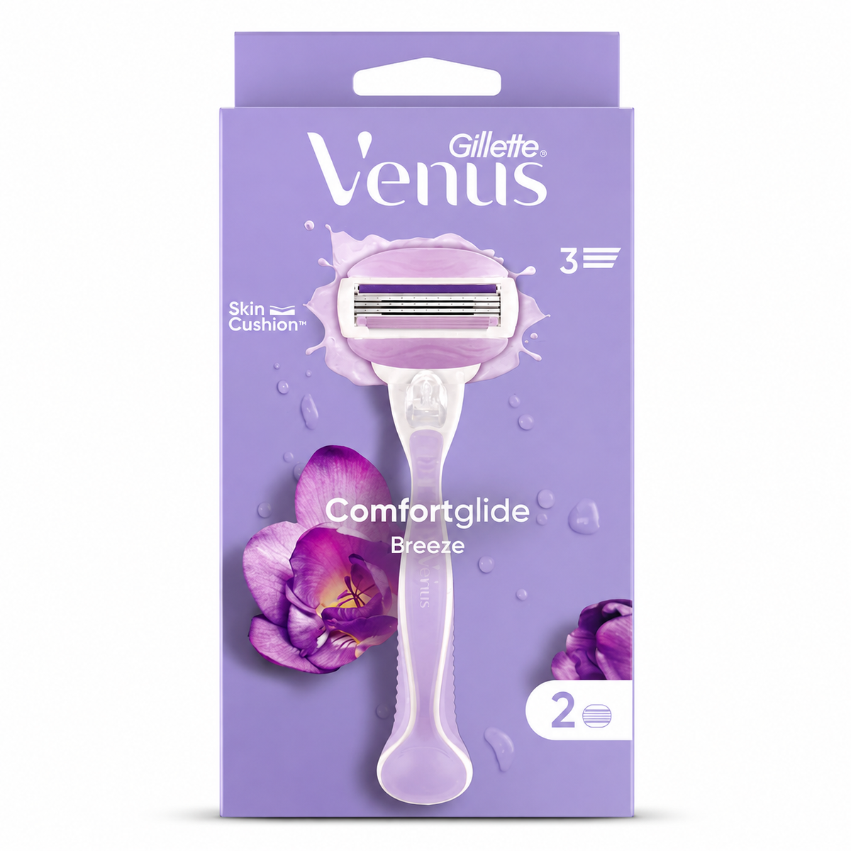 Gillette Venus ComfortGlide Breeze Razor – 2 Blades