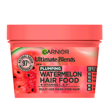Garnier Ultimate Blends plumping Watermelon hair Food  Hair Food 3-in-1 390ml