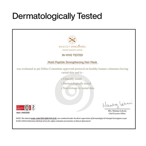 WishCare Multi-Peptide Strengthening Hair Mask 110g