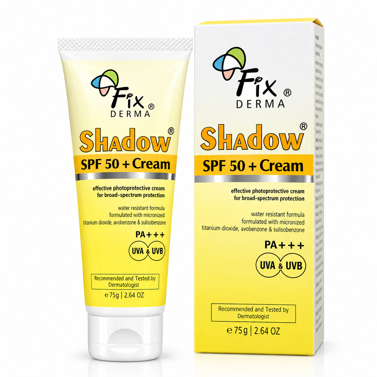 Fix derma Shadow SPF 50+ Cream Sunscreen 75g