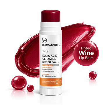 Dermatouch Kojic Acid Ceramide Tinted Lip Balm SPF 50 PA+++