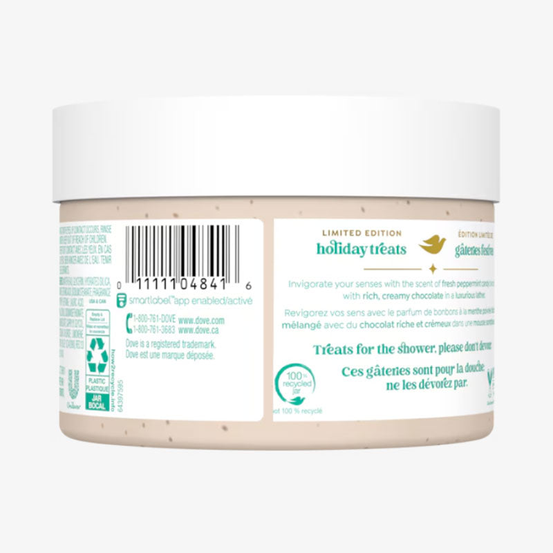 Dove Body Scrub Peppermint Bark – 298gm