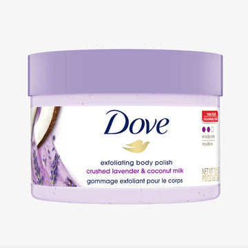 Dove Exfoliating Body Polish Crushed Lavender &amp; Coconut Milk – 298gm