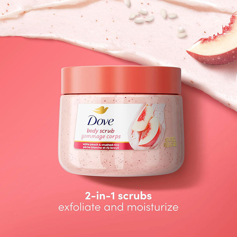 Dove Gommage Corps Body Scrub Exfoliates & Deeply Nourishes | 425g