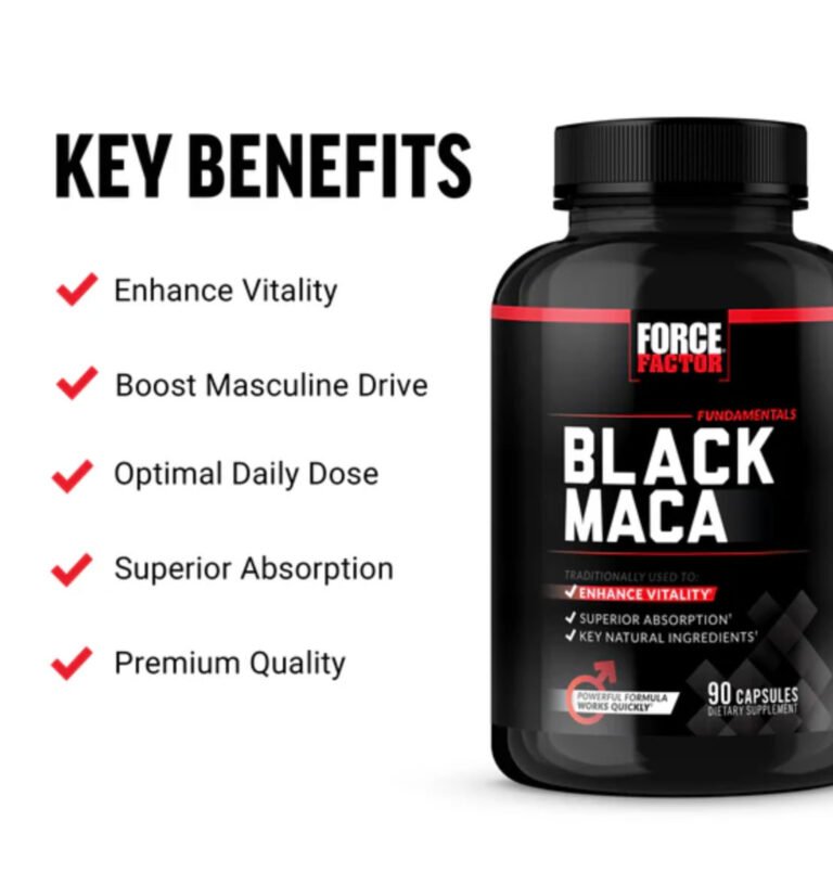 Force Factor Black Maca – 90 Capsules