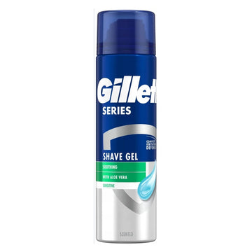 Gillette Series Soothing Shave Gel with Aloe Vera for Sensitive Skin – 200ml