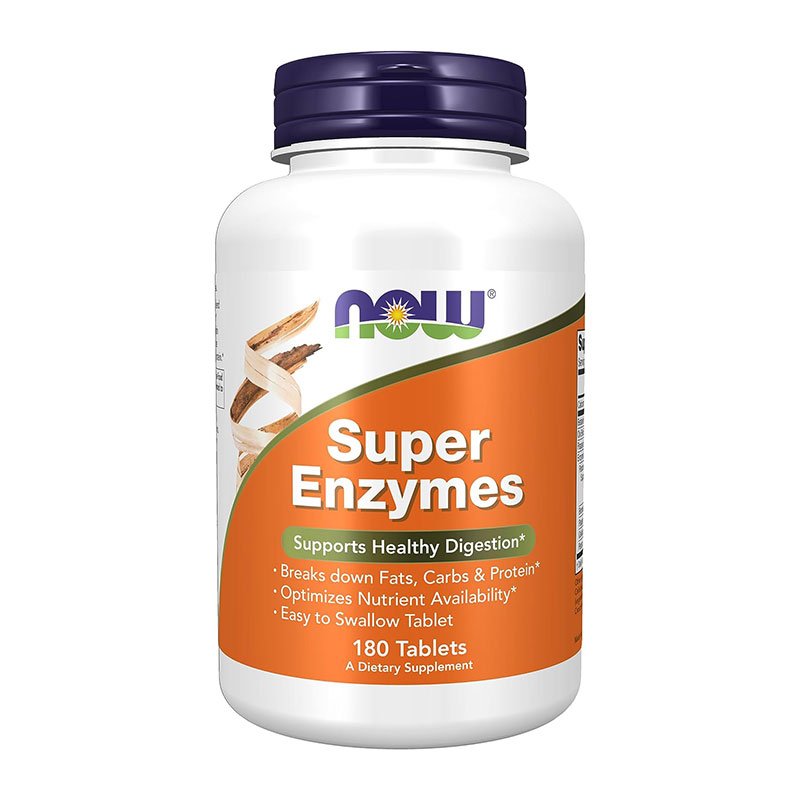 Now Super Enzymes – 180 Tablets