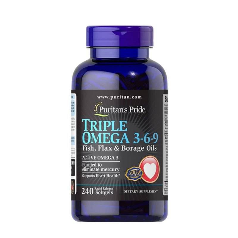 Puritans Pride Triple Omega 3-6-9 – 240 Softgels