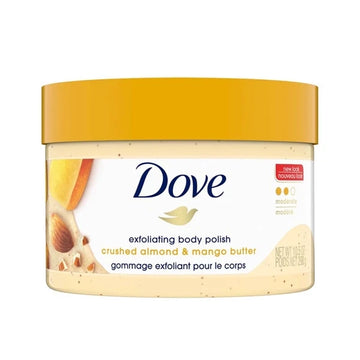 Dove Exfoliating Body Polish Crushed Almond & Mango Butter – 298g