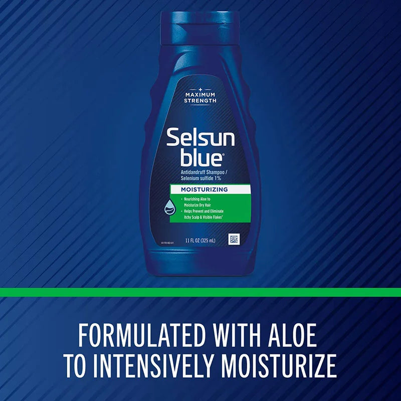Selsun Blue Moisturizing with Aloe Dandruff Shampoo – 325ml