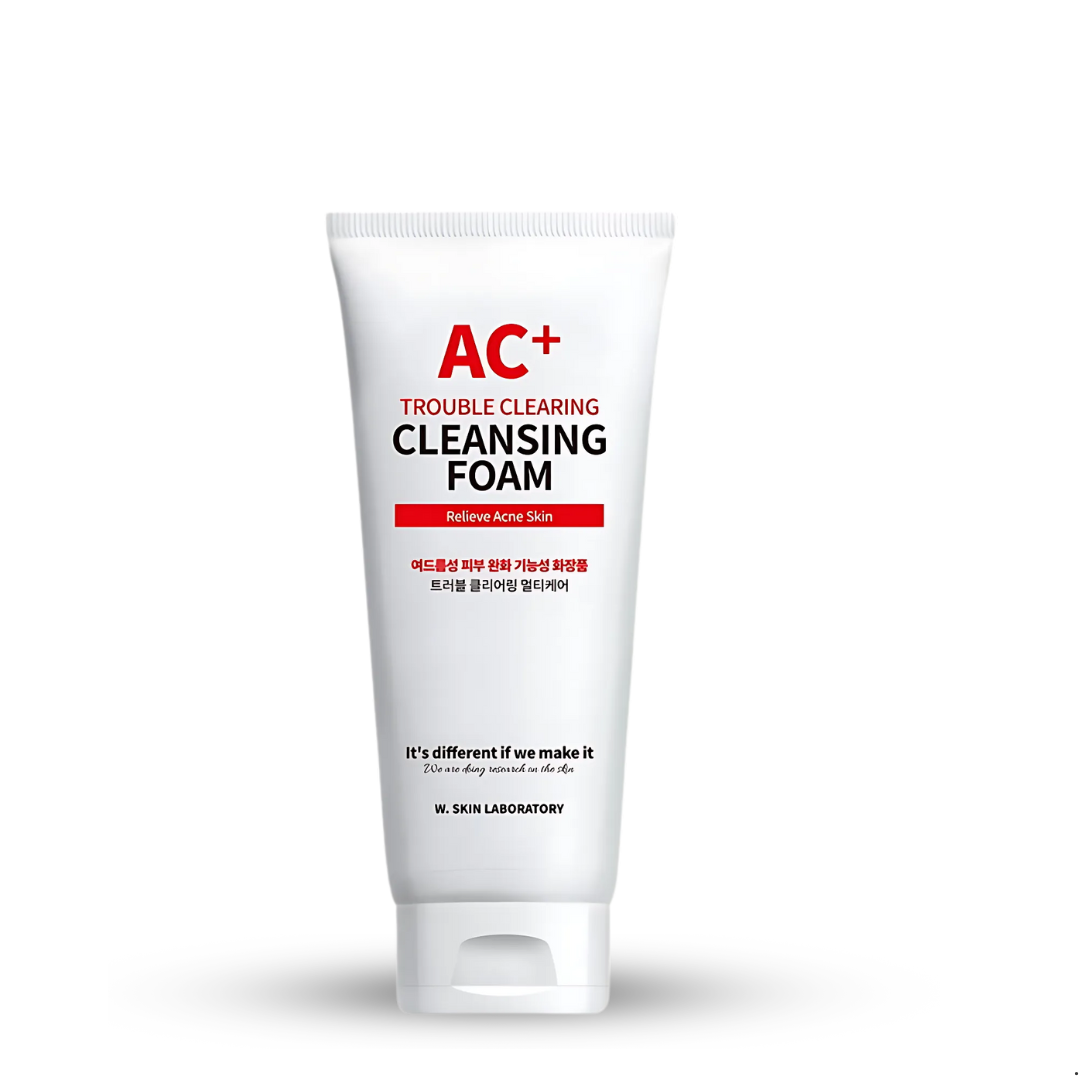 w.skin laboratory ac+ cleansing foam
