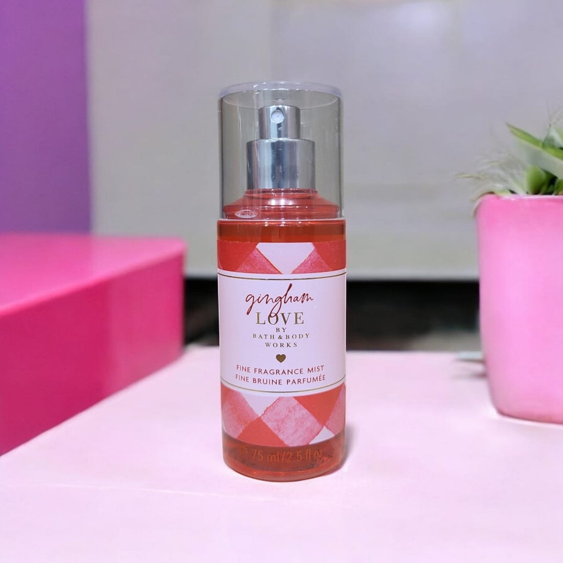 Bath and Body Works Travel Size Fine Fragrance Mist Gingham love 75ml
