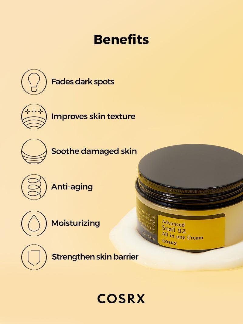 Cosrx Advanced Snail 92 All In One Cream 100gm