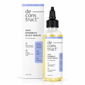 Deconstruct Anti-Dandruff Scalp Serum 0.5% Piroctone Olamine + 2% Salicylic Acid + 1% Prebiotic – 100ml