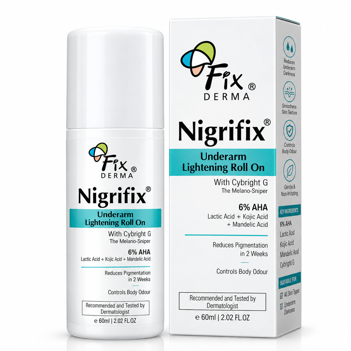 Fix derma Nigrifix Underarm Lightening Roll On 60ml