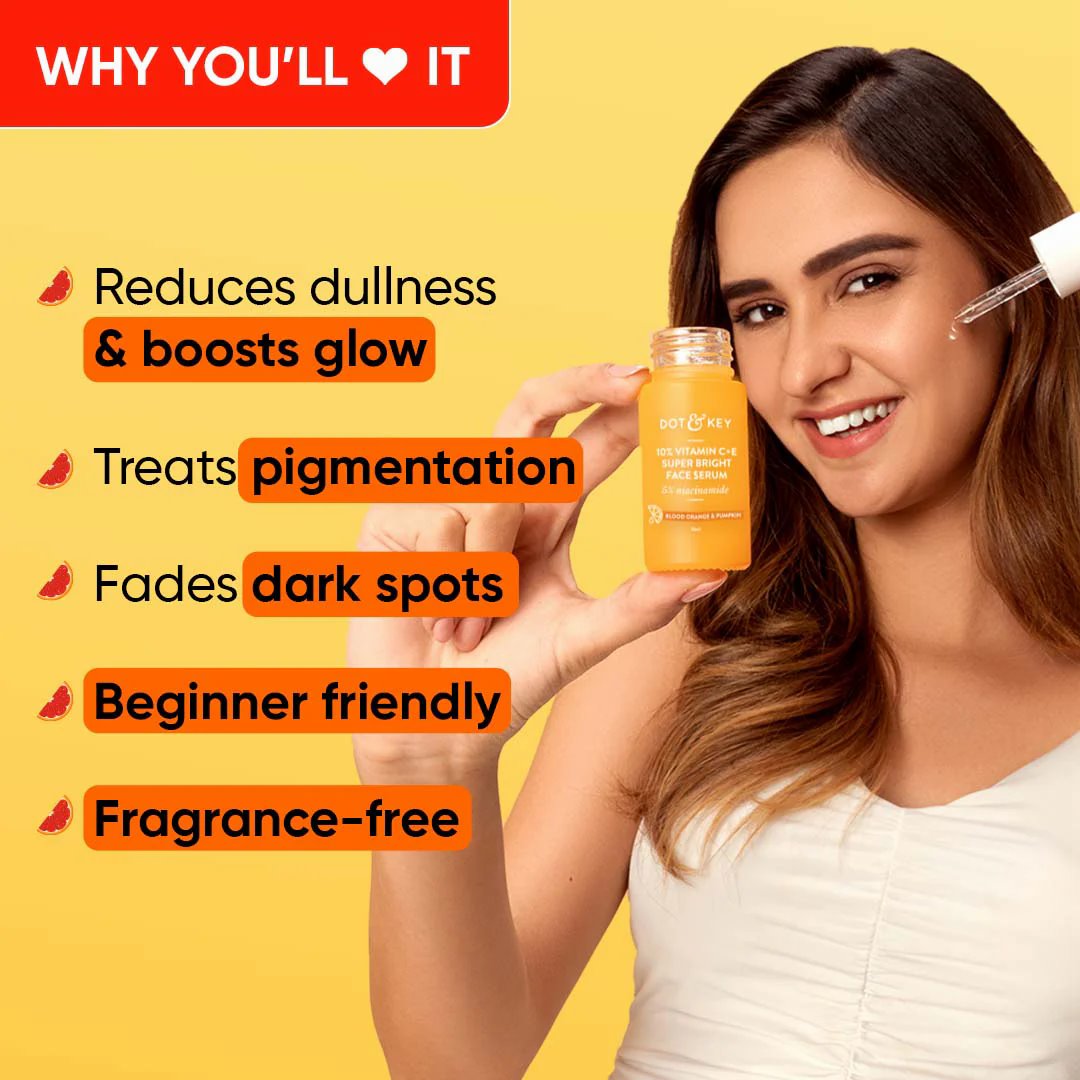 Dot & Key 10% Vitamin C + E Super Bright Face Serum 30ml