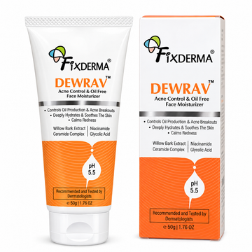 Fix derma Dewrav Acne Control &amp; Oil-Free Moisturizer 50g