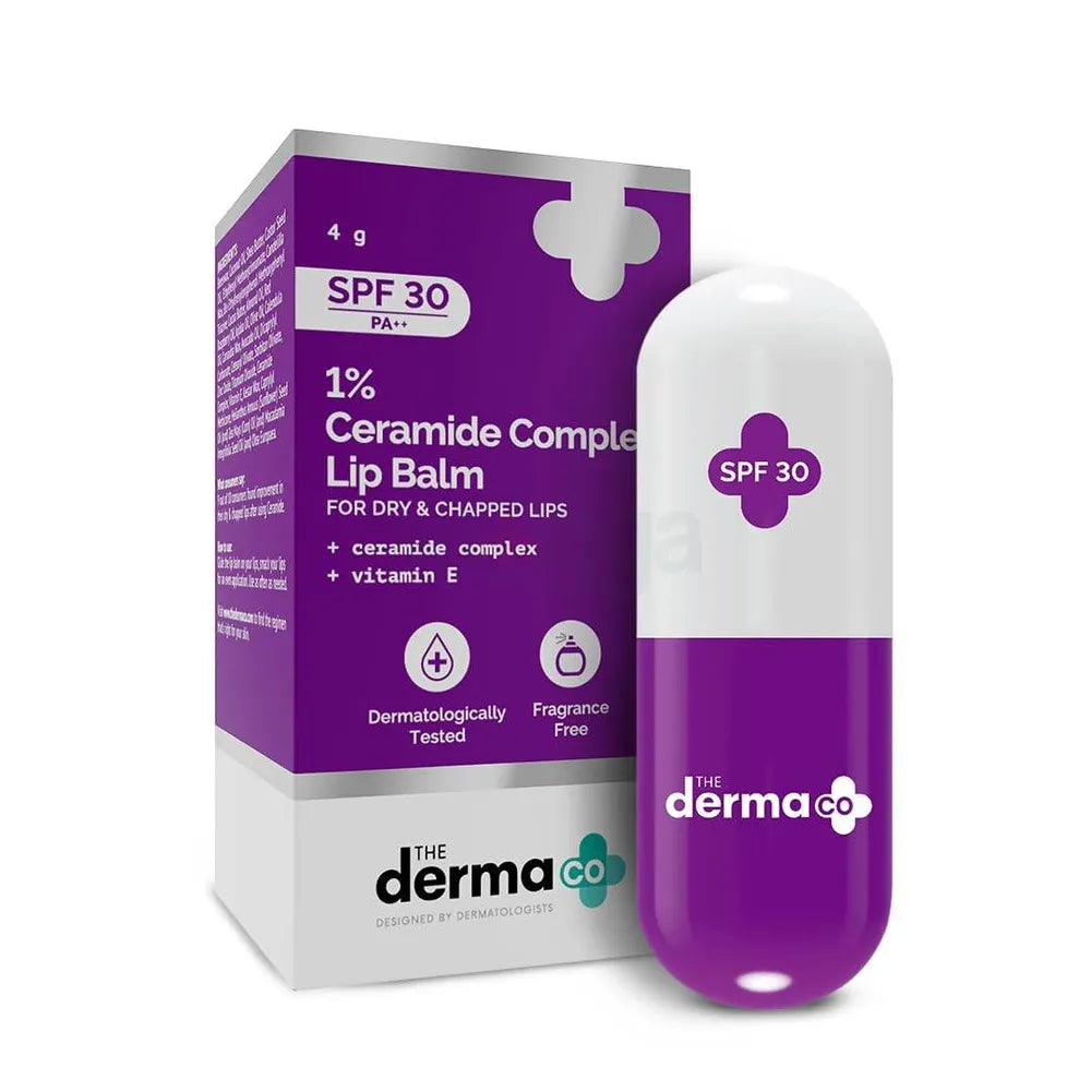 1% Ceramide Complex Lip Balm SPF 30 PA++ for Dry and Chapped Lips