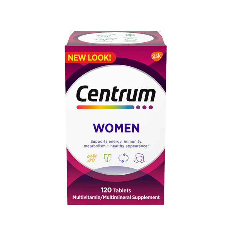 Centrum Multivitamin for Women, Multivitamin/Multimineral Supplement – 120 Tablets