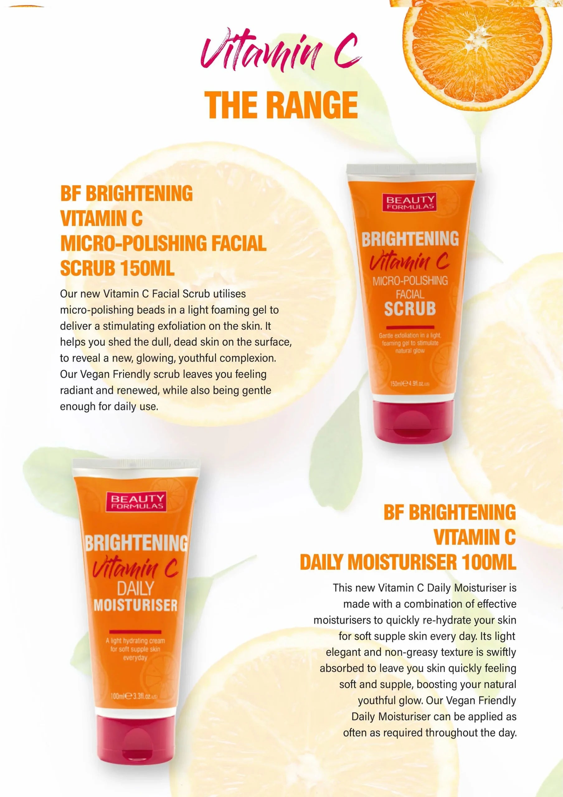 Beauty Formulas Brightening Vitamin C Daily Moisturiser 100ml