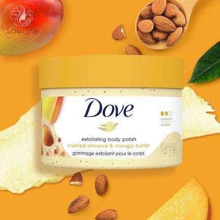 Dove Exfoliating Body Polish Crushed Almond & Mango Butter – 298g