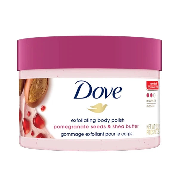 Dove Exfoliating Body Polish Pomegranate Seeds & Shea Butter – 298gm