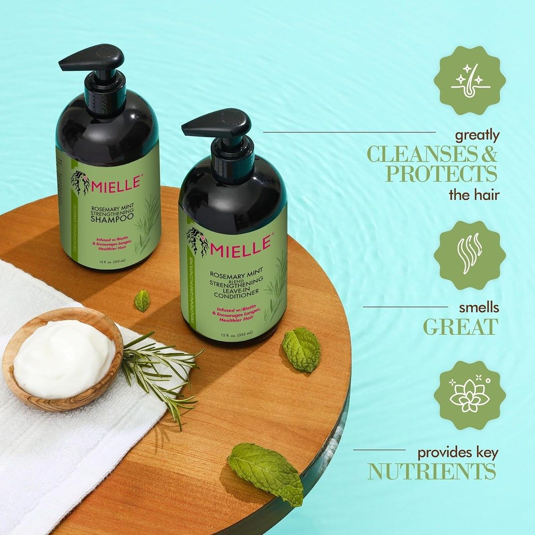 Mielle Rosemary Mint Strengthening Shampoo 355ml