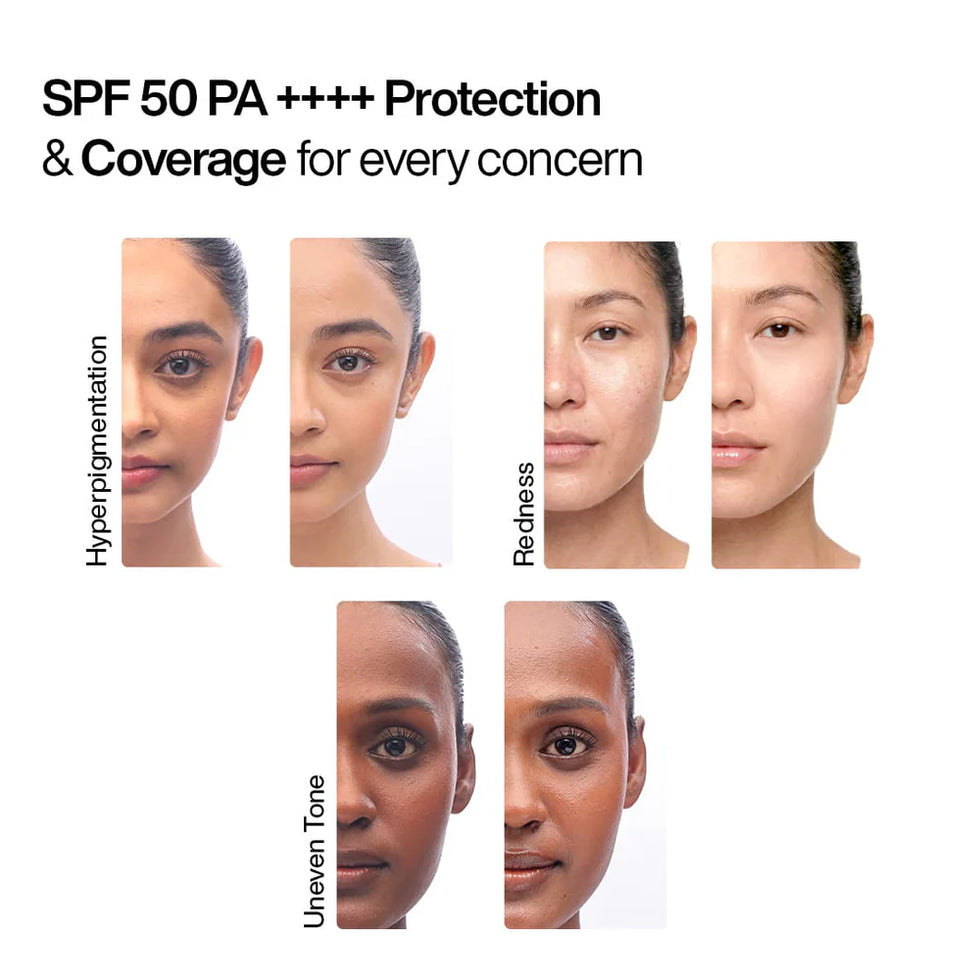 WishCare Daily Tinted Fluid Sunscreen SPF 50+ PA++++ – L101 Shade, 50ml