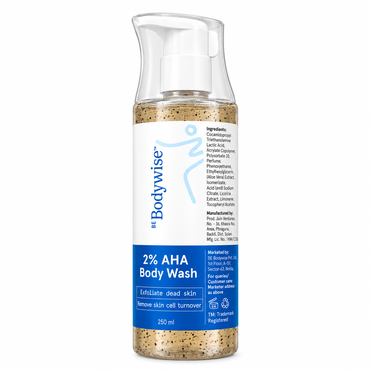BE Bodywise 2% AHA Body Wash – 250ml