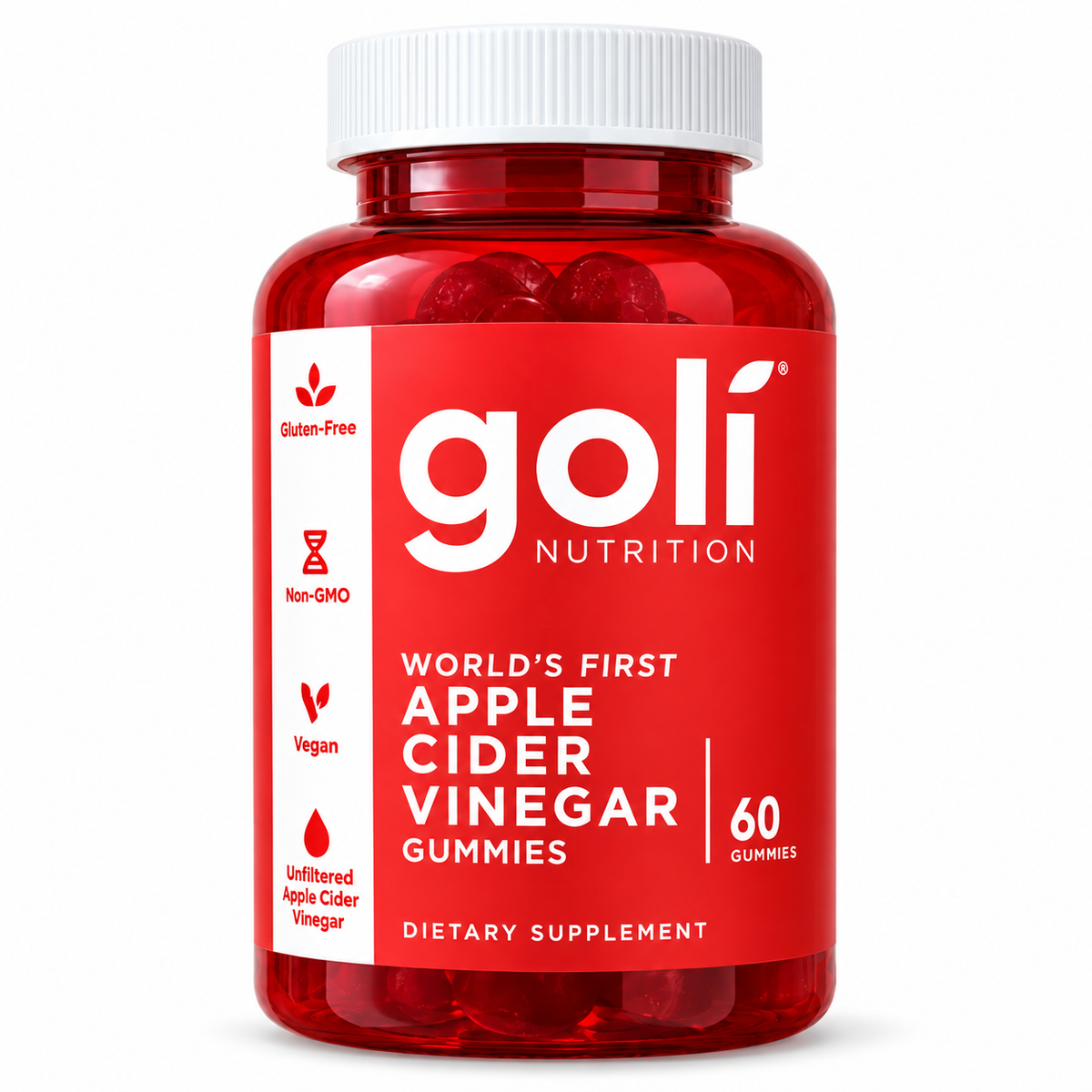 Goli Apple Cider Vinegar Gummies – 60 Gummies