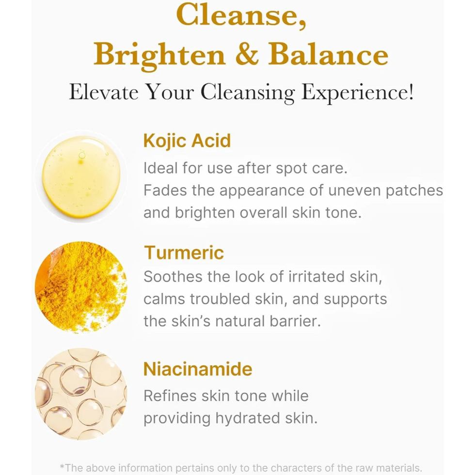 Medicube Kojic Acid Turmeric Toning Cleanser 120g