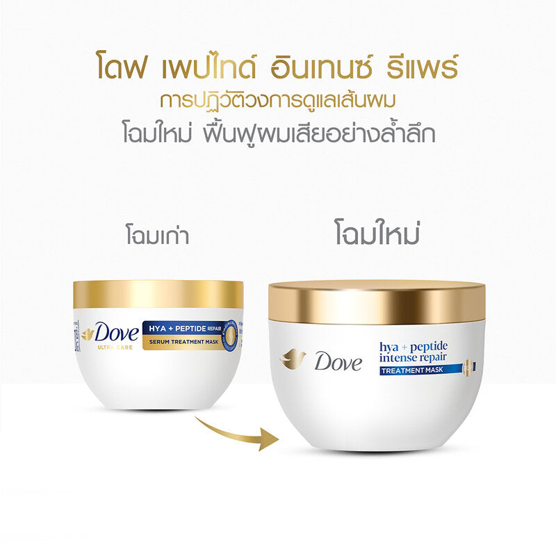 Dove Hya + Peptide Intense Repair Hair Mask-265g