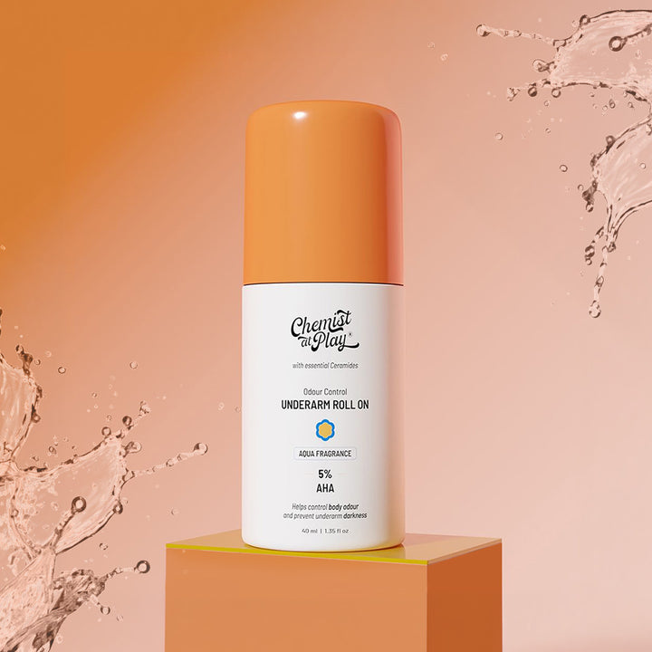 Chemist at Play 5% AHA Underarm Roll On – Aqua Fragrance | 40ml