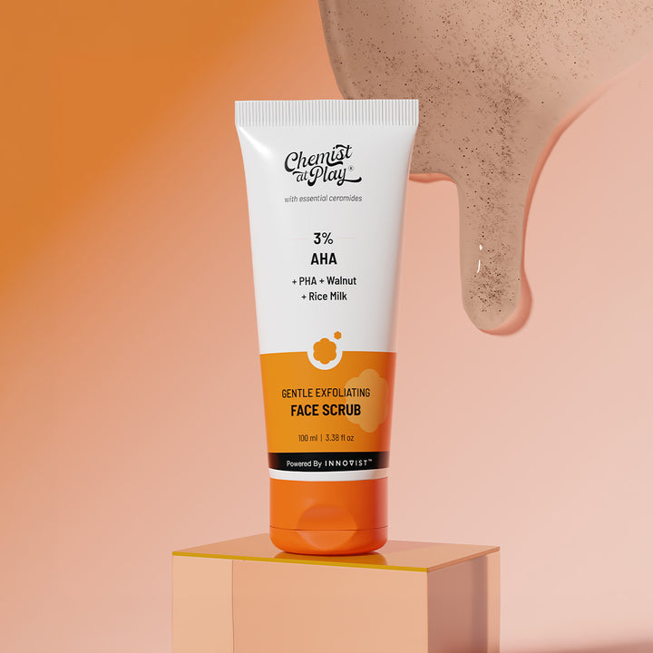 Chemist at Play 3% AHA Gentle Exfoliating Face Scrub – 100 ml