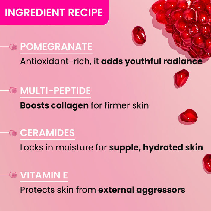 Dot & Key Pomegranate + Multi-Peptide Anti-Ageing Moisturizer SPF 30 | 60ml