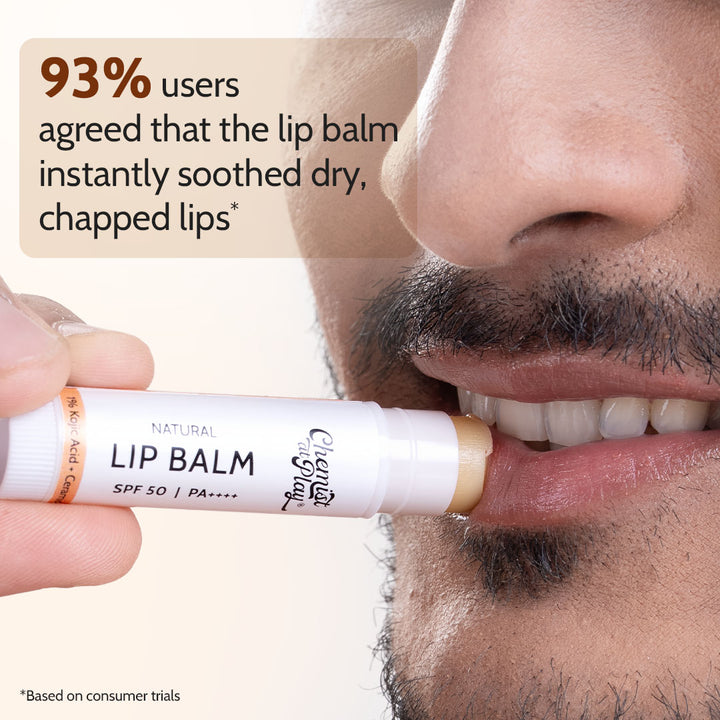 Chemist at Play Natural Lip Balm SPF 50 PA++++ | 1% Kojic Acid & Ceramides | 4.5g