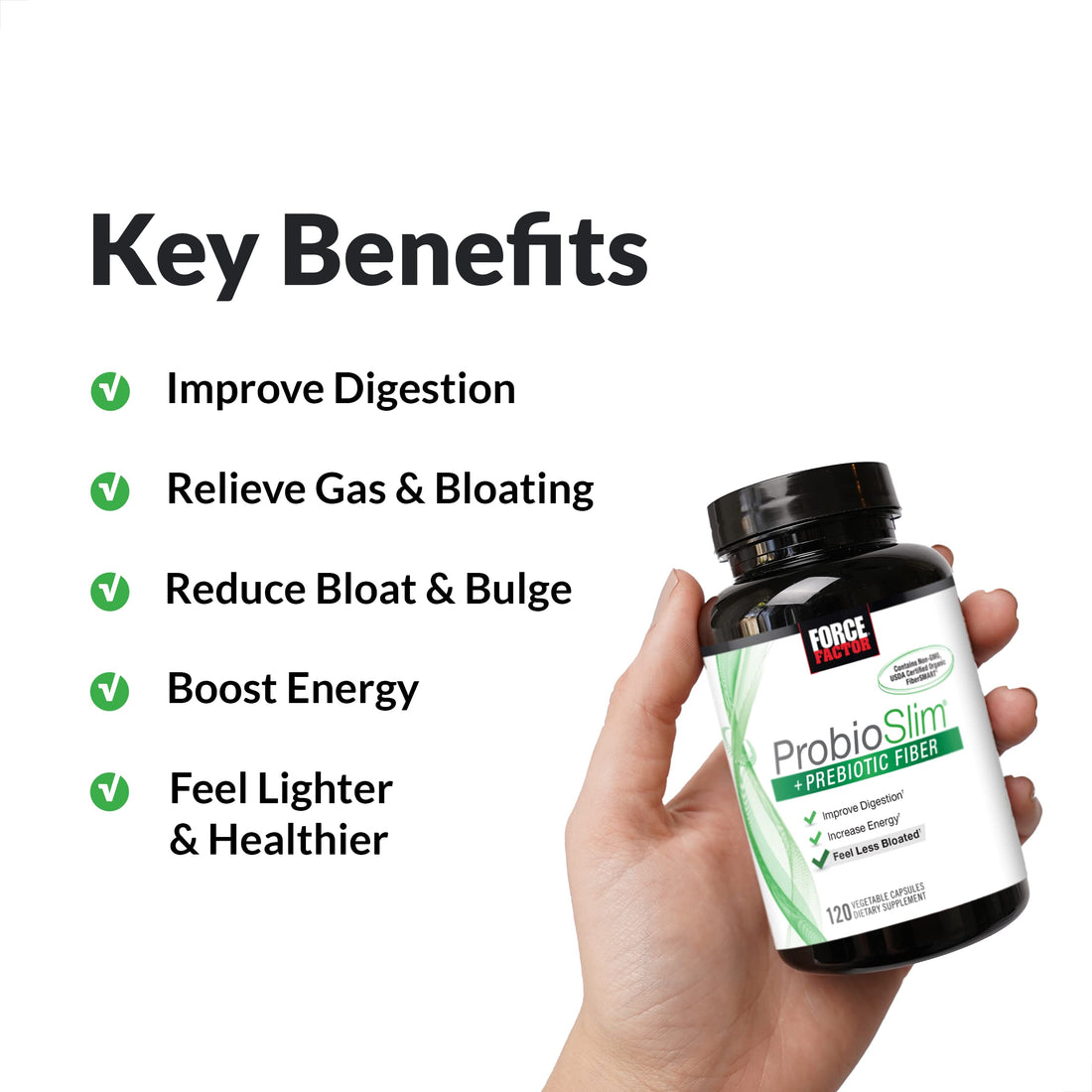 Force Factor ProbioSlim – 120 Capsules