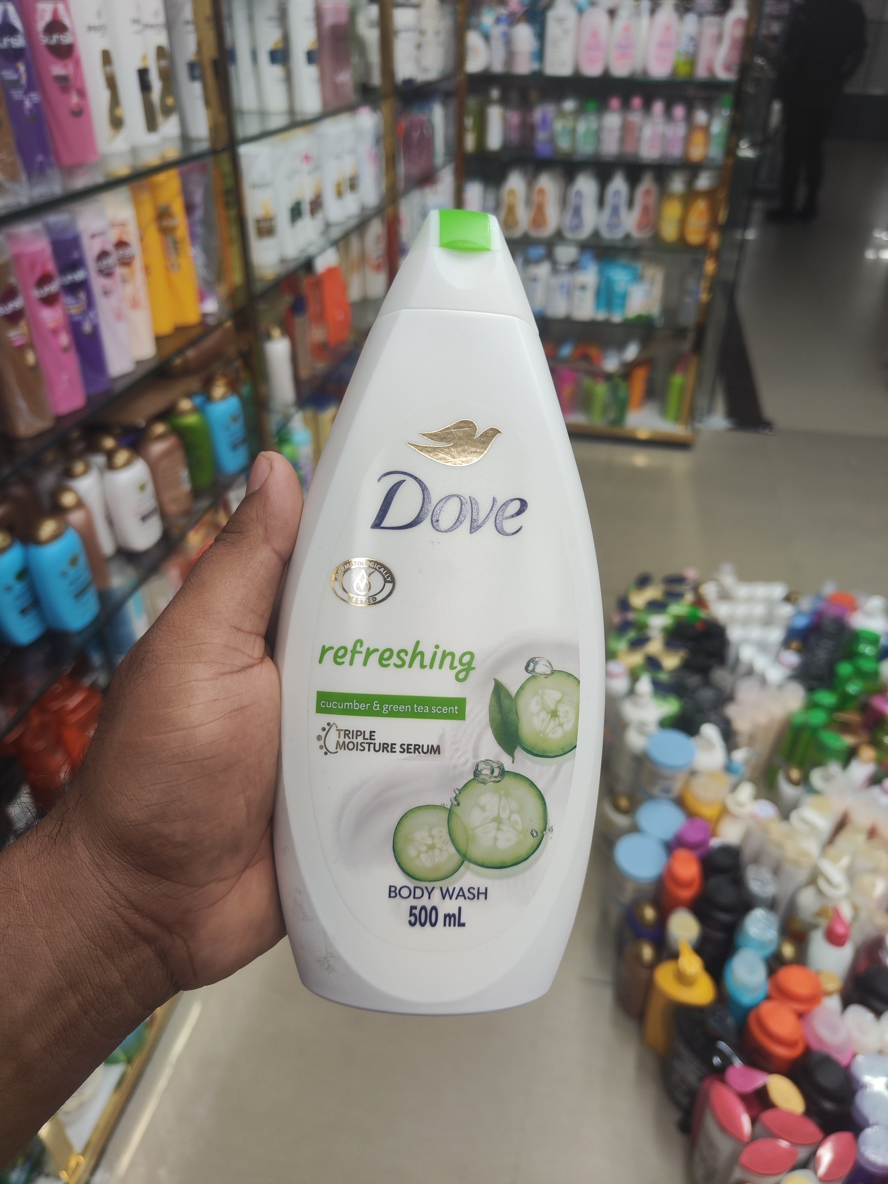 Dove Refreshing Cucumber & Green Tea Body Wash – 500ml