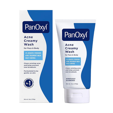 PanOxyl Acne Creamy Wash Benzoyl Peroxide 4% Daily Control 170g