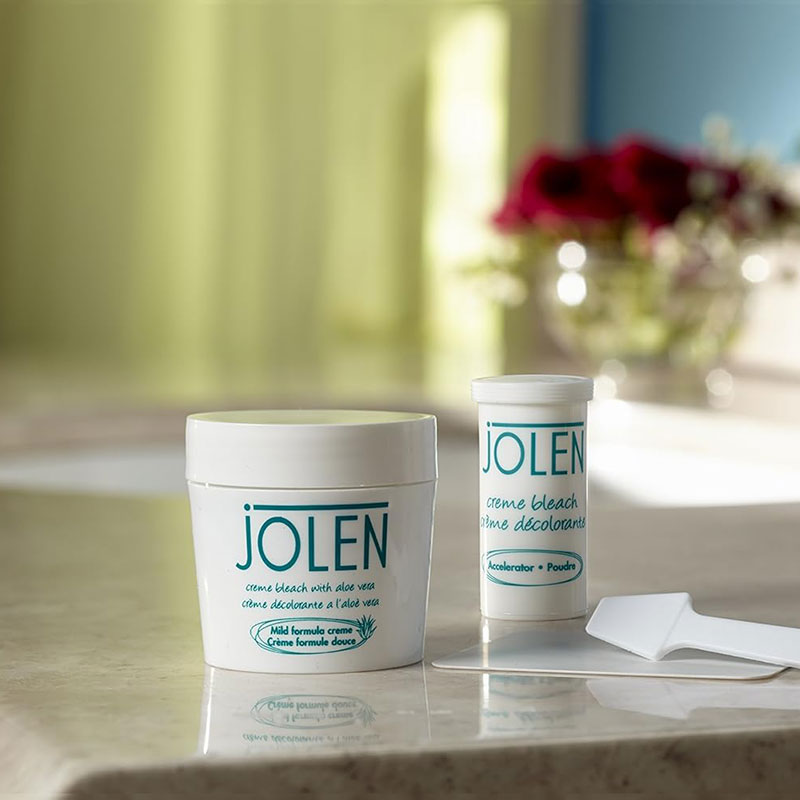 Jolen Crème Bleach Original Formula For Face & Body (Creme 125ml, Accelerator 30gm)