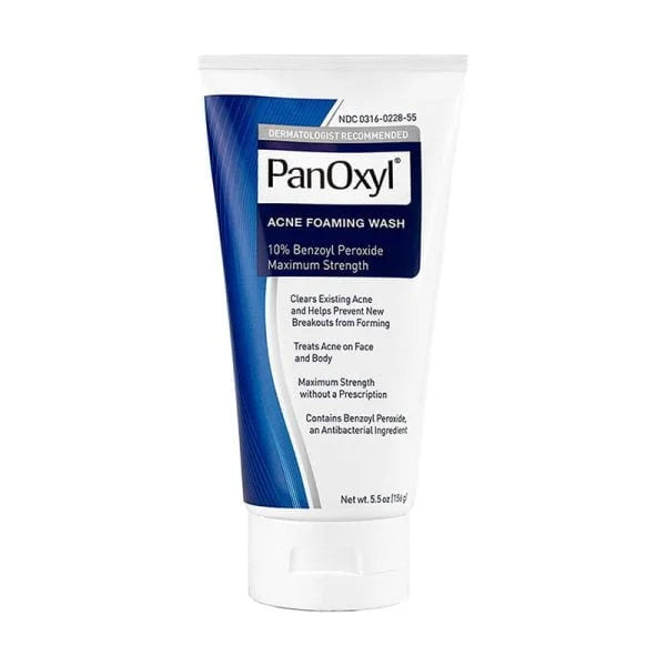 PanOxyl Acne Foaming Wash 10% Benzoyl Peroxide — 156g